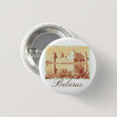 Wit-Rusland Mir Kasteelarchitectuur Button Pin (Voorkant /achterkant)