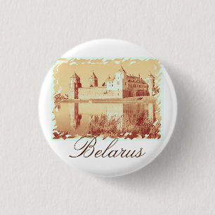 Wit-Rusland Mir Kasteelarchitectuur Button Pin