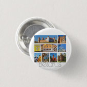 Wit-Rusland Mir Kasteelarchitectuur Button Pin (Voorkant /achterkant)