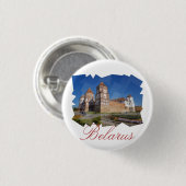 Wit-Rusland Mir Kasteelarchitectuur Button Pin (Voorkant /achterkant)