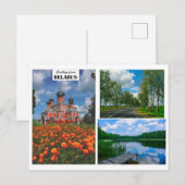Wit-Rusland Natuur Architectuur Briefkaart (Voorkant / Achterkant)