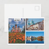 Wit-Rusland Natuur Architectuur Briefkaart (Voorkant / Achterkant)