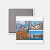 Wit-Rusland Natuur Architectuur van Groeten Magnet (Voorkant / Achterkant)
