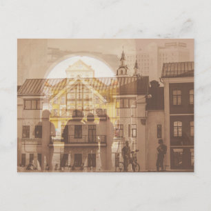 Wit-Rusland - Nesvizh Cityscape Architecture Briefkaart
