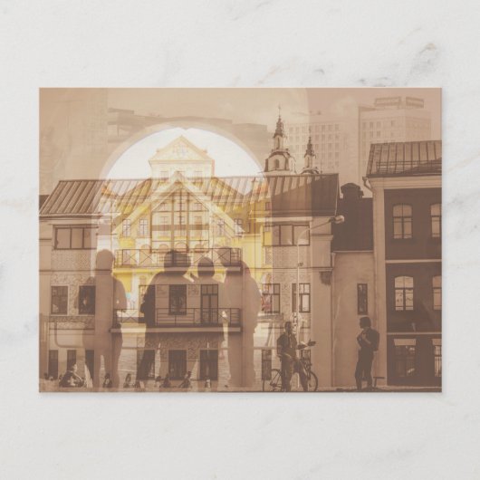 Wit-Rusland - Nesvizh Cityscape Architecture Briefkaart (Voorkant)