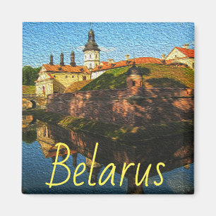 Wit-Rusland Nesvizh Paleis Architectuur Natuur Mag Magneet