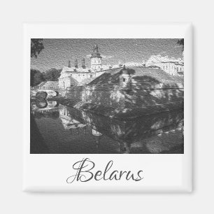 Wit-Rusland Nesvizh Paleis Architectuur Natuur Mag Magneet