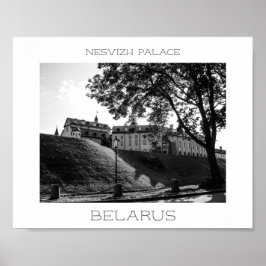 Wit-Rusland Nesvizh Paleis Architectuur Natuur Pos Poster