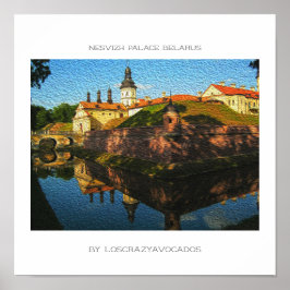 Wit-Rusland Nesvizh Paleis Architectuur Natuur Pos Poster
