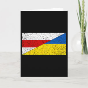Wit-Rusland Oekraine Vlag Wit-Russisch Oekraïens T Kaart