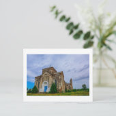 Wit-Rusland Oude Kerk van Biahoml Ruins Briefkaart (Staand voorkant)