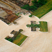 Wit-Rusland Oude Kerk van Biahoml Ruins Legpuzzel (Zijkant)