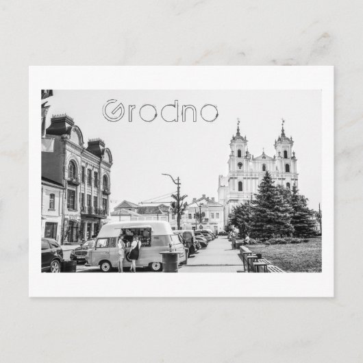 Wit-Rusland Oude Stadsarchitecten Briefkaart (Voorkant)