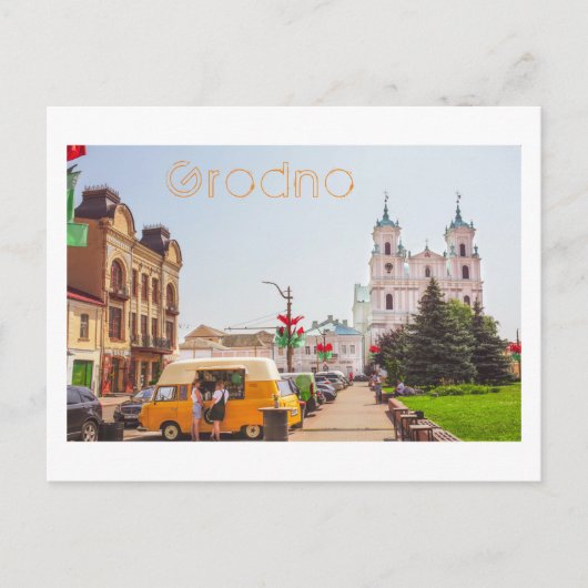 Wit-Rusland Oude Stadsarchitecten Briefkaart (Voorkant)