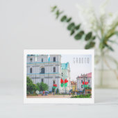 Wit-Rusland Oude Stadsarchitecten Briefkaart (Staand voorkant)