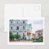 Wit-Rusland Oude Stadsarchitecten Briefkaart (Voorkant / Achterkant)