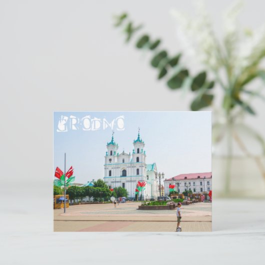 Wit-Rusland Oude Stadsarchitecten Briefkaart (Staand voorkant)