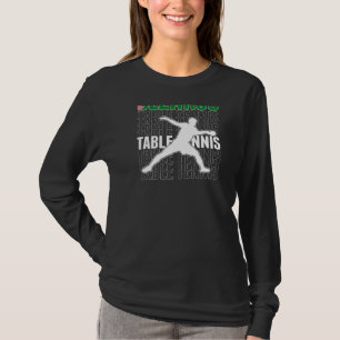 Wit-Rusland Ping Pong Belarussische Tennis T-shirt