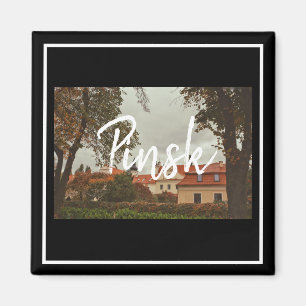 Wit-Rusland Pinsk Architectuur Cityscape Magnet