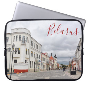 Wit-Rusland Pinsk Architectuur Computer Laptop Hoe Sleeve
