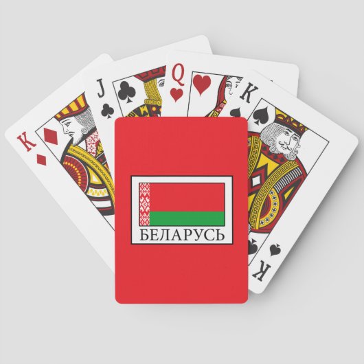 Wit-Rusland Pokerkaarten (Achterkant)