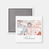 Wit-Rusland Polatsk Polotsk Architecture Magnet (Voorkant / Achterkant)