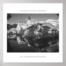 Wit-Rusland Poster Natuur architectuur paleis arch