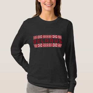 Wit-Rusland Pride Wit-Russische vlag Roots Heritag T-shirt
