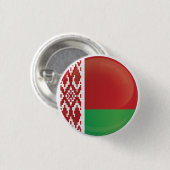 Wit-Rusland rond pictogramvlag Ronde Button 3,2 Cm (Voorkant /achterkant)
