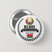 Wit-Rusland Ronde Button 5,7 Cm (Voorkant /achterkant)