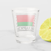 Wit-Rusland Shot Glas (Achterkant)