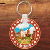 Wit-Rusland Sleutelhanger (Voorkant)