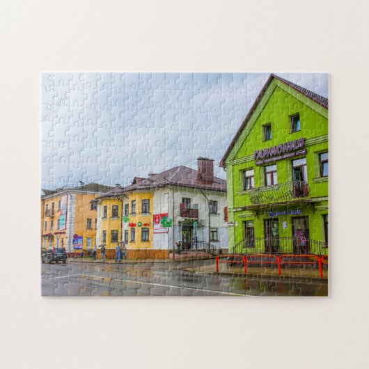 Wit-Rusland Slonim Architecture Landscape City Str Legpuzzel (Horizontaal)