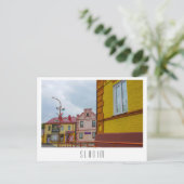Wit-Rusland Slonim City Town Uitzicht Architecture Briefkaart (Staand voorkant)