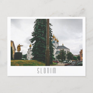 Wit-Rusland Slonim City Town Uitzicht Architecture Briefkaart