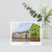 Wit-Rusland Slonim City Town Uitzicht Architecture Briefkaart (Staand voorkant)