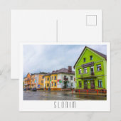 Wit-Rusland Slonim City Town Uitzicht Architecture Briefkaart (Voorkant / Achterkant)