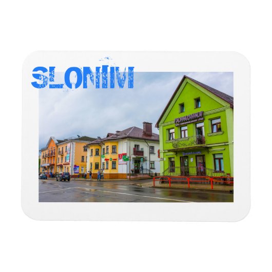 Wit-Rusland Slonim City Town Uitzicht Architecture Magneet (Horizontaal)