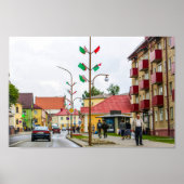 Wit-Rusland Slonim City Town Uitzicht Architecture Poster (Voorkant)