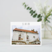 Wit-Rusland Slonim Great Synagogue Architecture Briefkaart (Staand voorkant)
