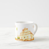 Wit-Rusland Slonim Great Synagogue Architecture Espresso Kop (Voorkant rechts)
