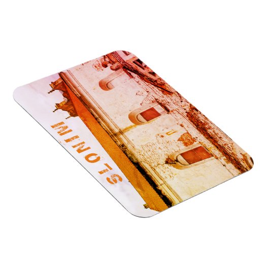 Wit-Rusland Slonim Great Synagogue Architecture Magneet (Rechterzijde)