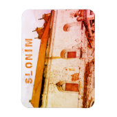 Wit-Rusland Slonim Great Synagogue Architecture Magneet (Verticaal)