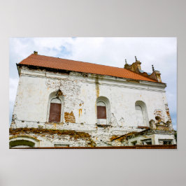 Wit-Rusland Slonim Great Synagogue Architecture Poster