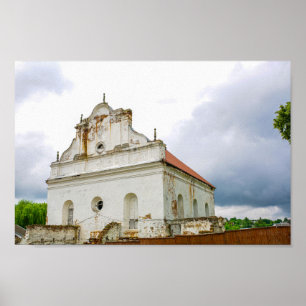 Wit-Rusland Slonim Great Synagogue Architecture Poster