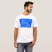 Wit-Rusland Slonim Great Synagogue Architecture Sk T-shirt (Voorkant volledig)