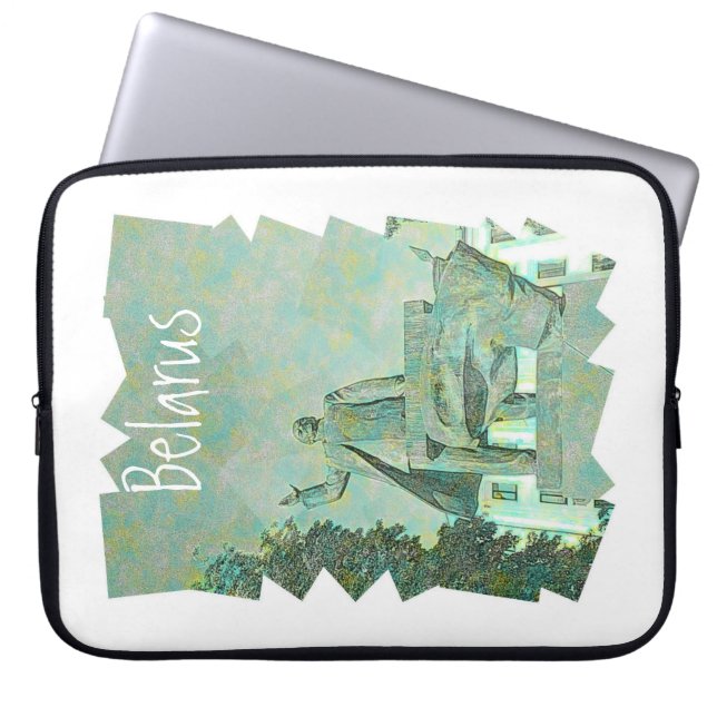 Wit-Rusland Sovjet-tijdperk Architectuur Laptop Sl Sleeve (Voorkant)