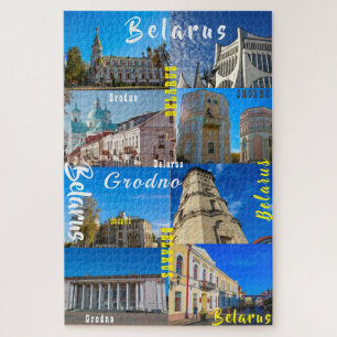 Wit-Rusland - Stadsarchitectuur Г о По Legpuzzel