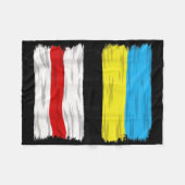 Wit-Rusland steunt Oekraïne om de oorlog te beëind Fleece Deken (Voorkant (Horizontaal))