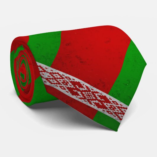 Wit-Rusland Stropdas (Opgerold)